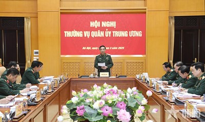 View - 	Đại tướng Phan Văn Giang chủ trì Hội nghị Thường vụ Quân ủy Trung ương